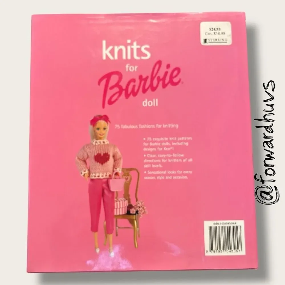 Knits for Barbie Doll – 75 Fabulous Fashions – Hardcover – First Edition